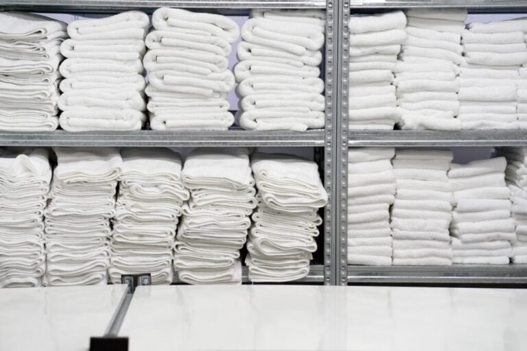 Commercial laundry items including towels linens and uniforms cleaned for Phoenix businesses