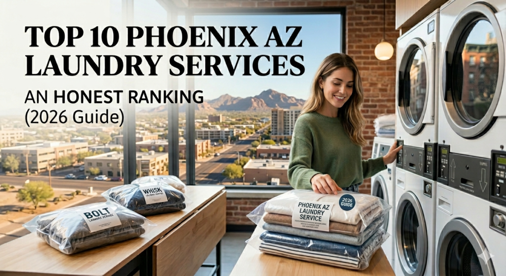 Wash and fold laundry service options in Phoenix